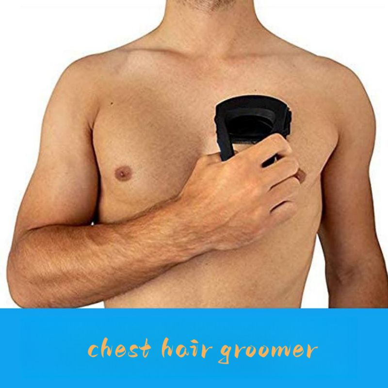 Shavedback manscaping chest